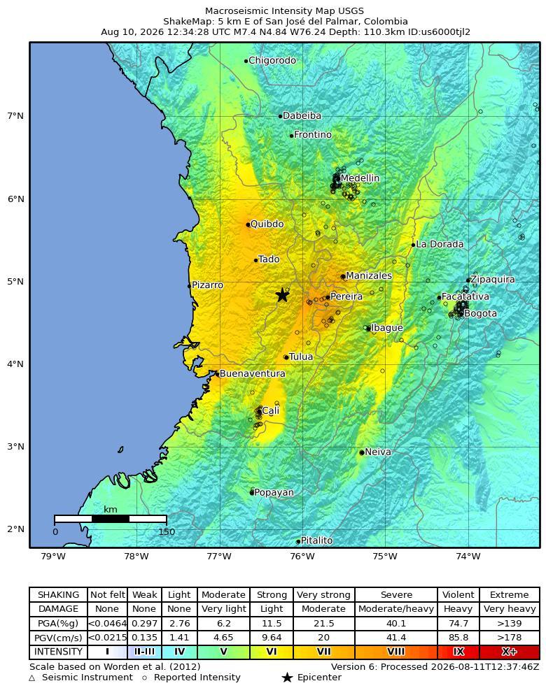 ShakeMap Intensity